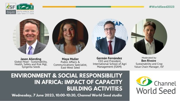 #WorldSeed2023 Environment & Social Responsibility in Africa: Impact of capacity building activities